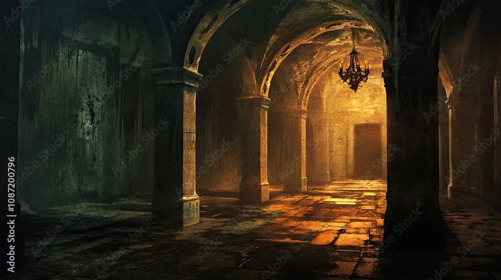 Eerie Dungeon Interior Eerie Dungeon Interior