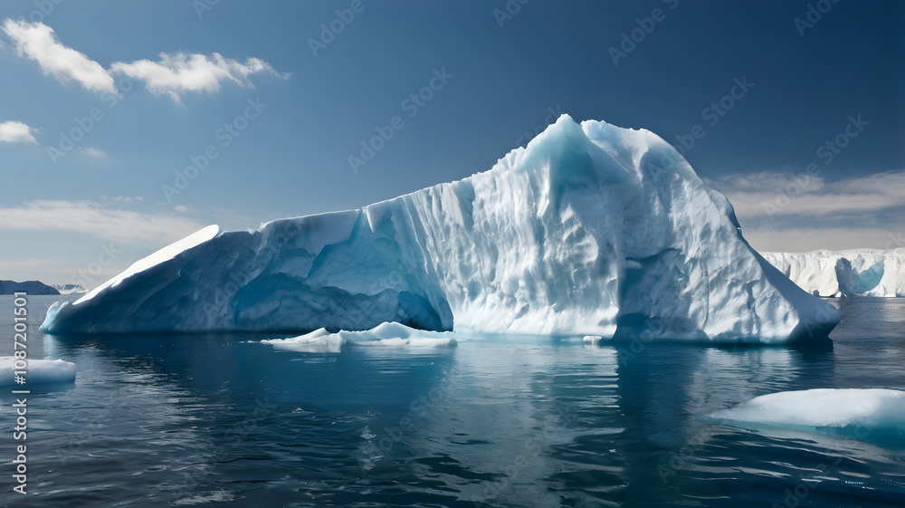 Iceberg - Hidden Danger And Global Warming Concept Iceberg - Hidden Danger And Global Warming Concept