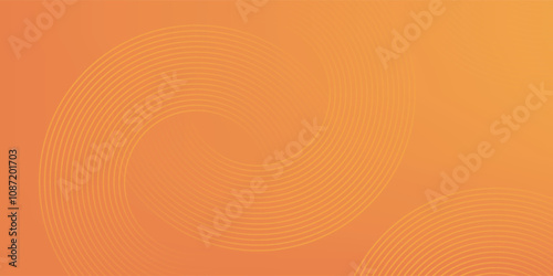 Abstract orange background with diagonal lines. Dynamic shapes composition eps 10