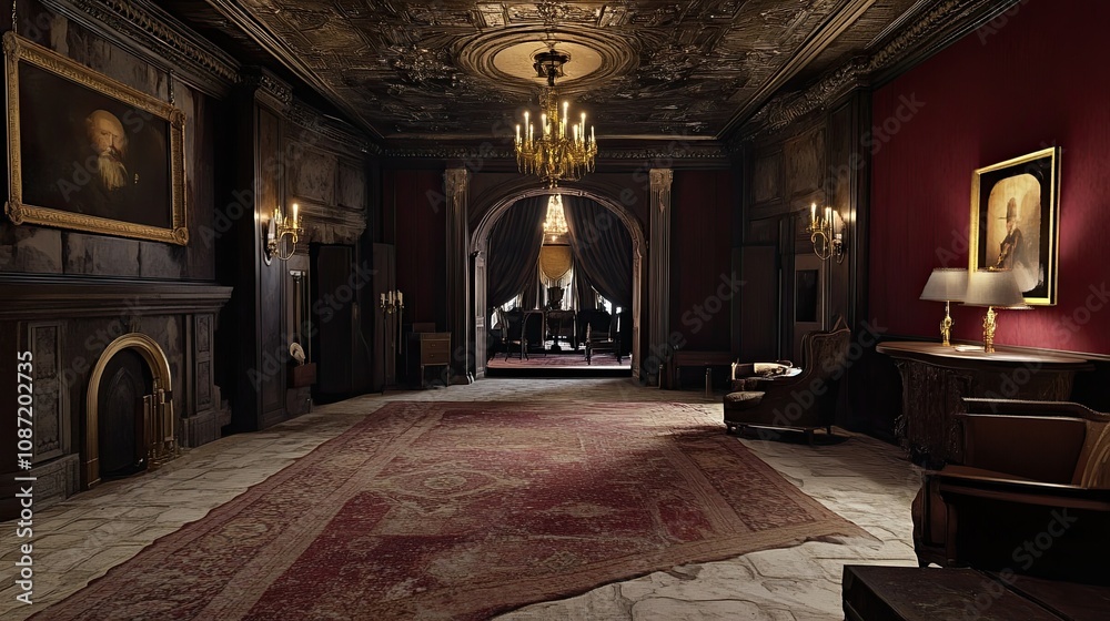 Eerie Mansion Interior Eerie Mansion Interior