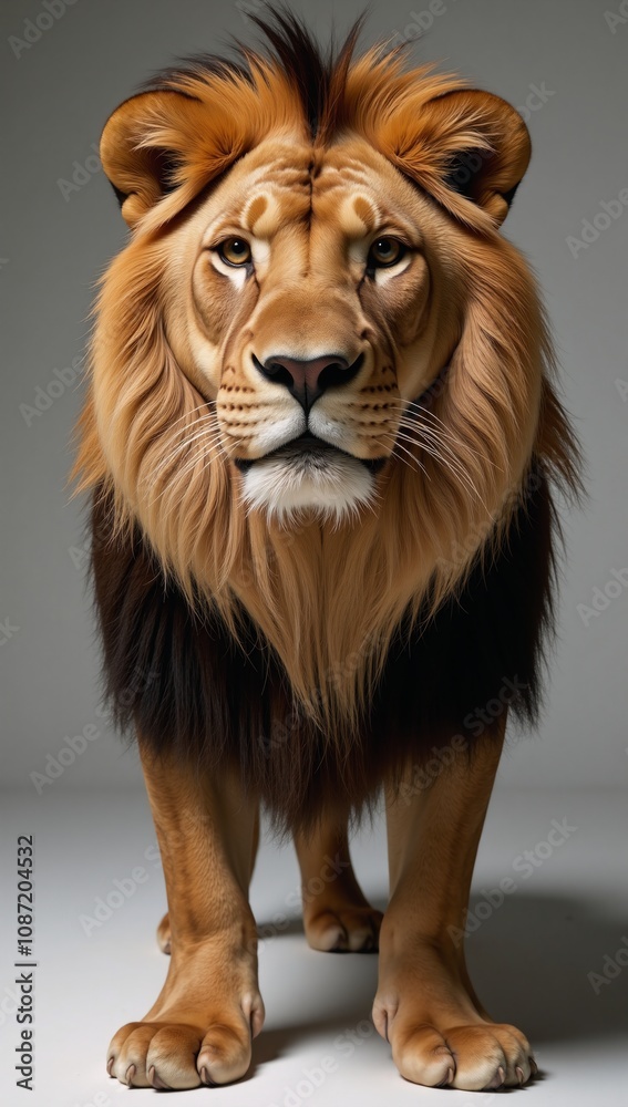 Fototapeta premium Image of a lion symbolizing LGBTQ pride