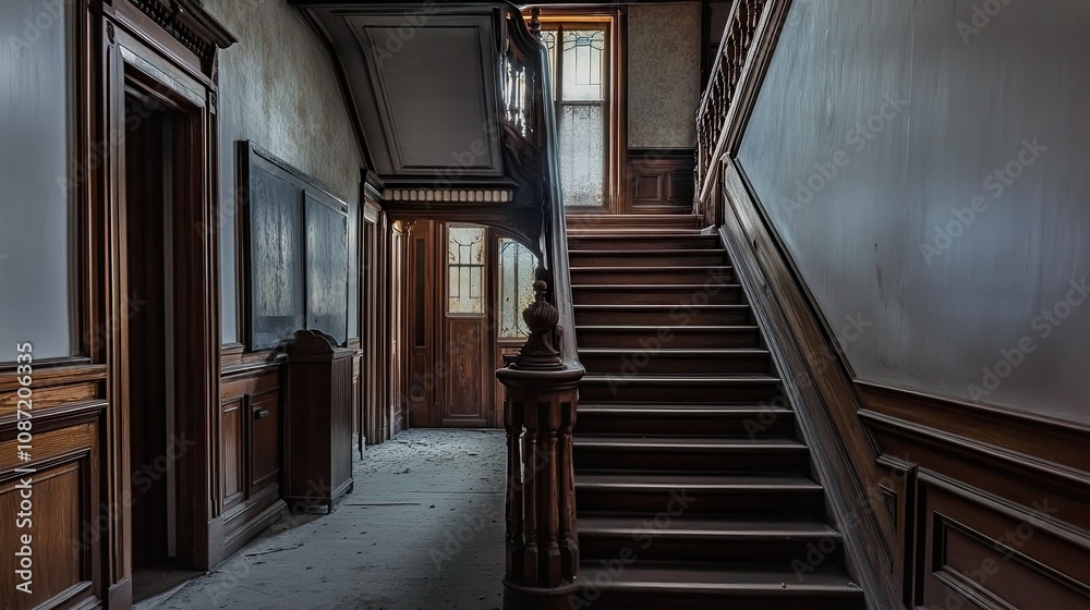 Obraz premium Eerie Mansion Interior 