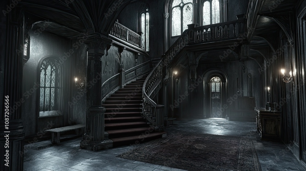 Eerie Mansion Interior Eerie Mansion Interior