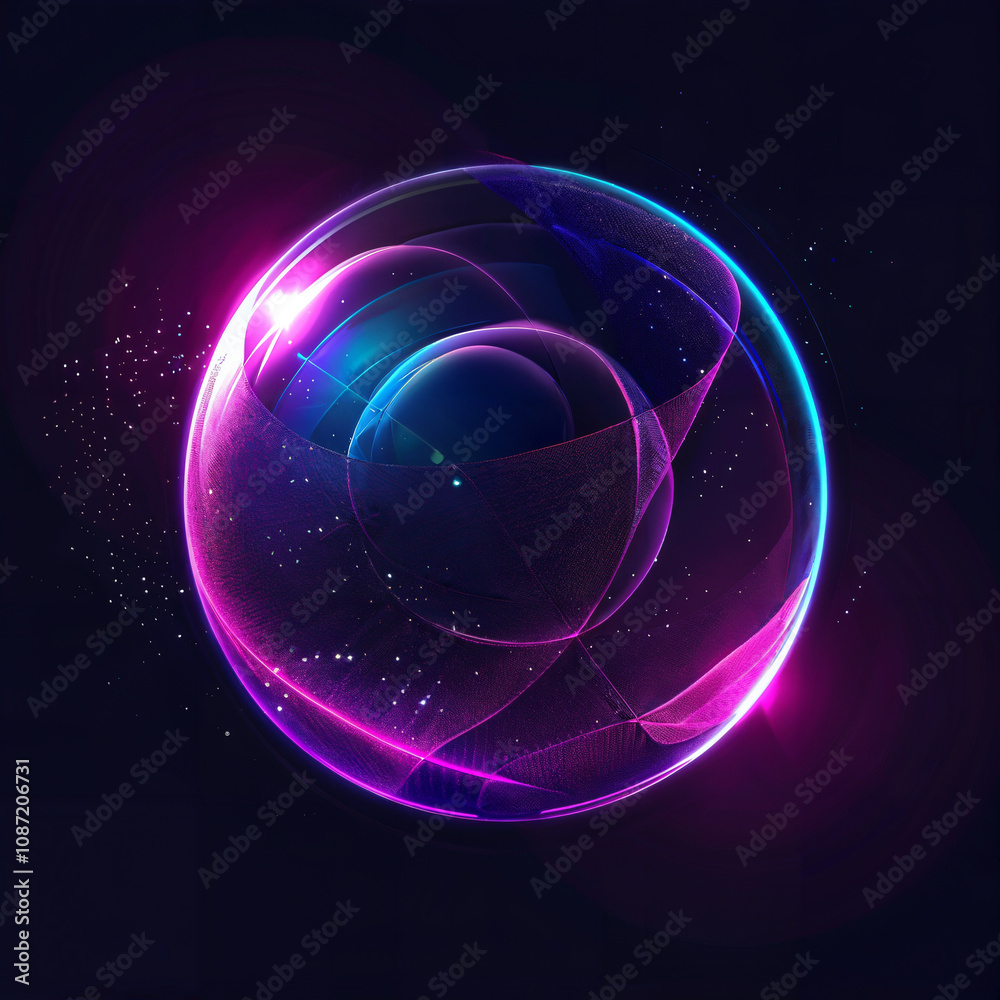 A circle with the quot glow quot in the dark A circle with the quot glow quot in the dark