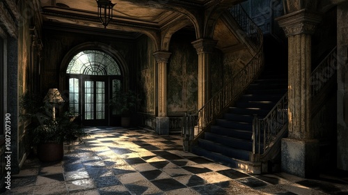 Eerie Mansion Interior 