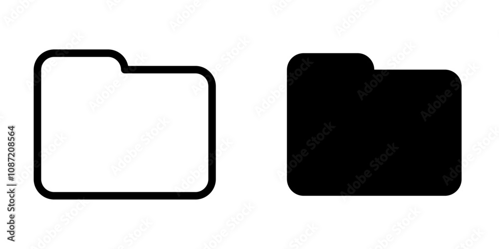 Folder icon template Folder icon template