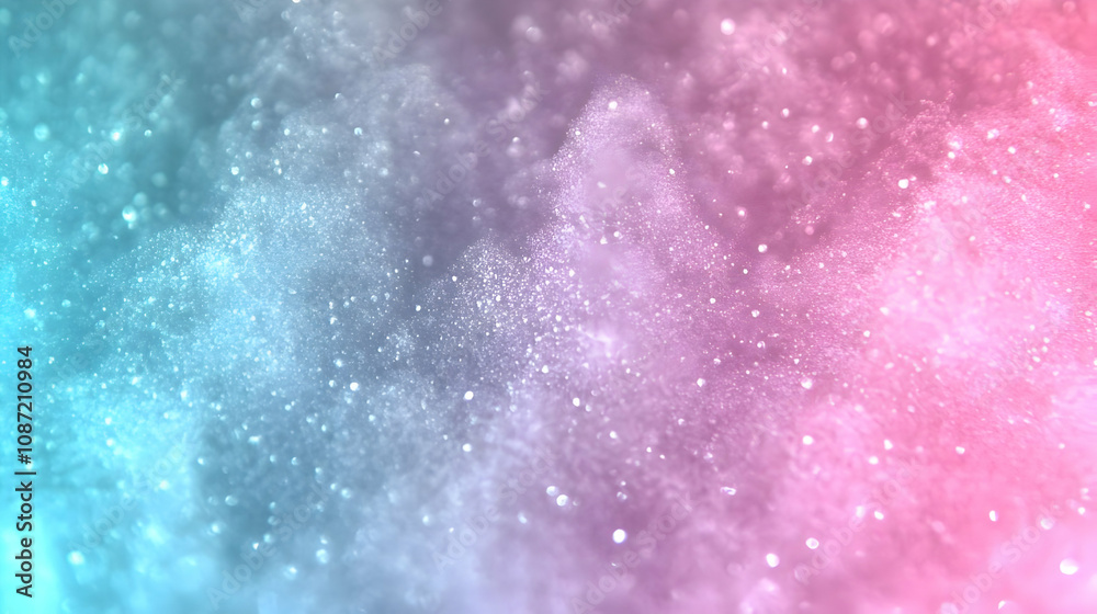 Abstract Background with Blue and Pink Glitter Abstract Background with Blue and Pink Glitter