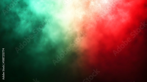 Abstract Background Green Red White