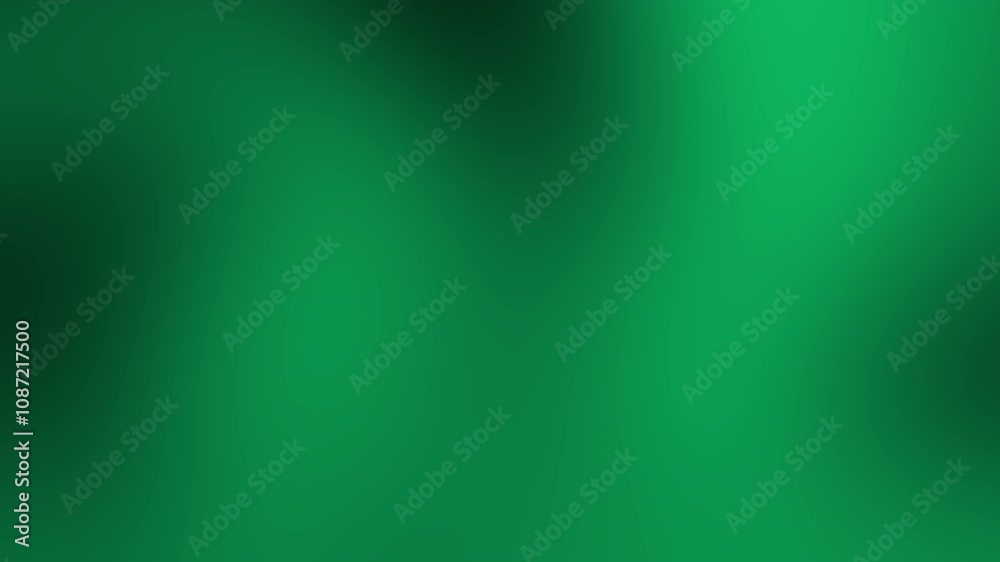 Green smoothly gradient background ideal for digital design projects and visual presentations.
