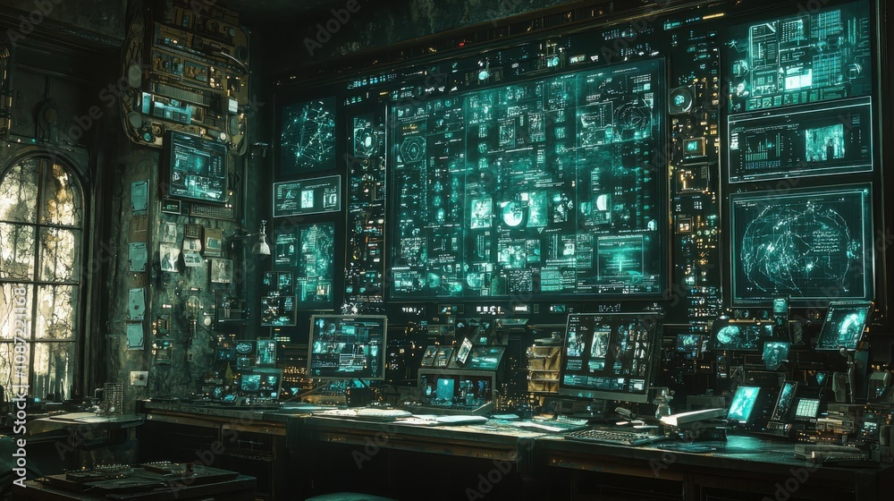 Exploring the digital fortress quantum display array in a neural network environment Exploring the digital fortress quantum display array in a neural network environment