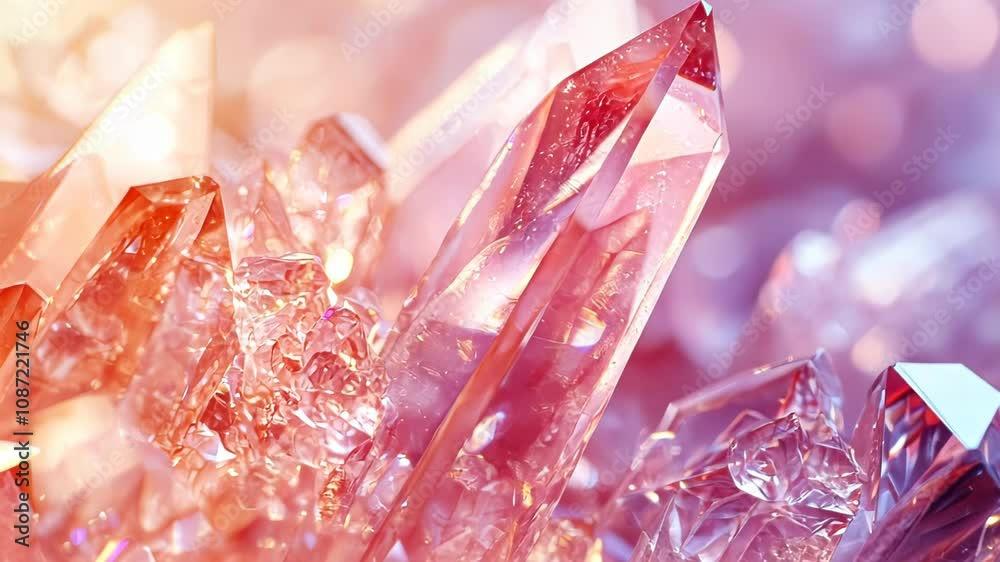Rose Quartz Crystal Cluster: A Stunning Macro Photograph