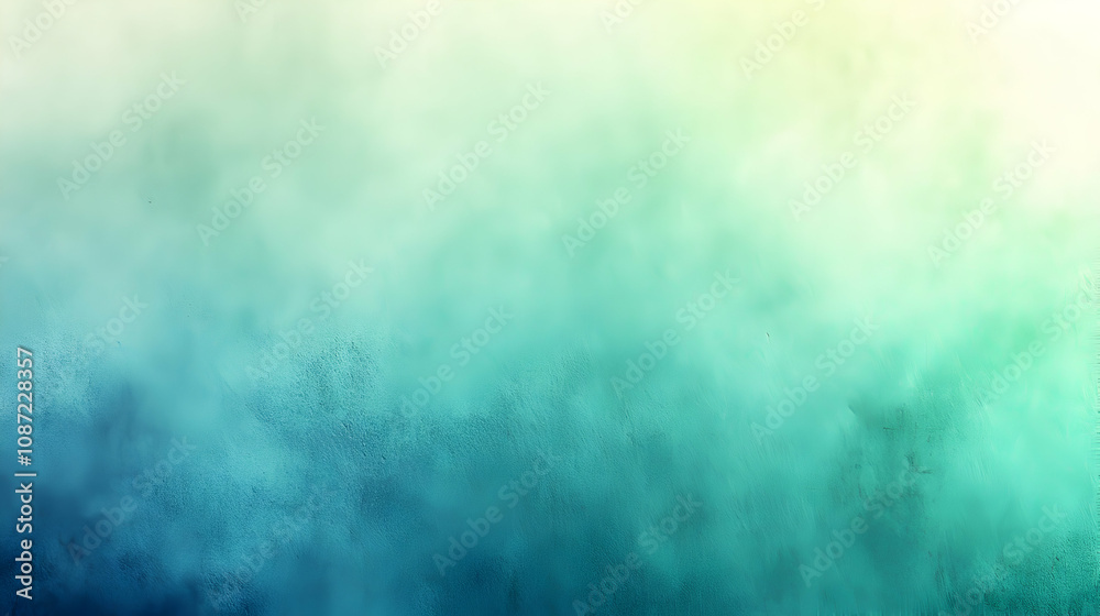 Abstract Turquoise and White Gradient Background