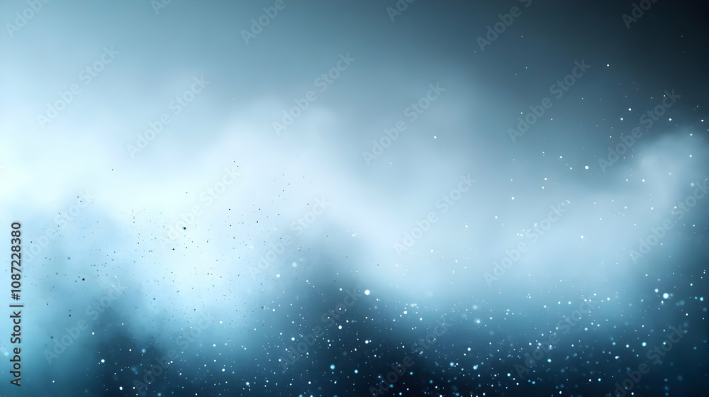 Abstract Background with Blue and White Colors and Glitter Abstract Background with Blue and White Colors and Glitter