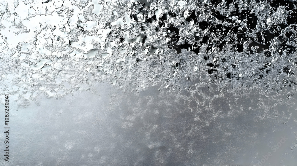 Silver Frost Abstract Background Silver Frost Abstract Background