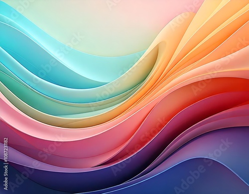 abstract colorful wave background