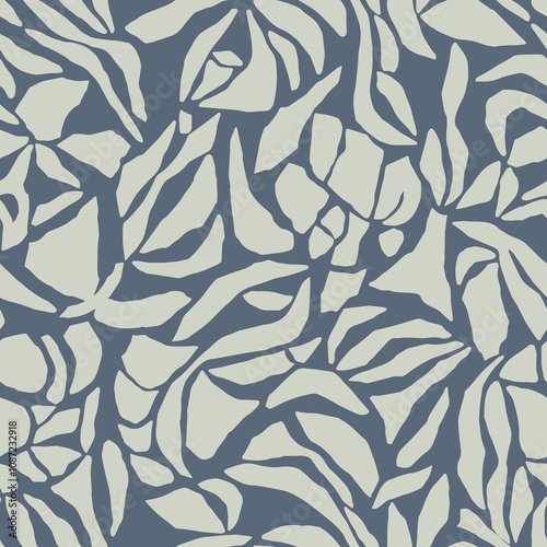 Vector abstract shape illustration seamless repeat pattern digital artwork