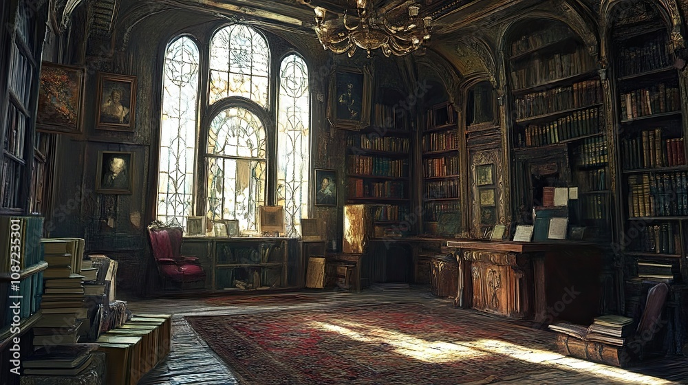 Fototapeta premium Sinister Fairyland Interior