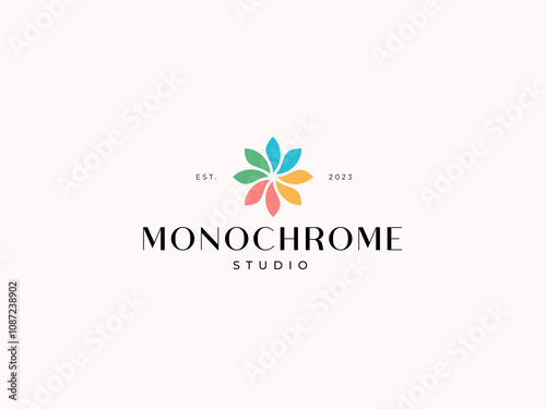 Colorful Flower Logo.