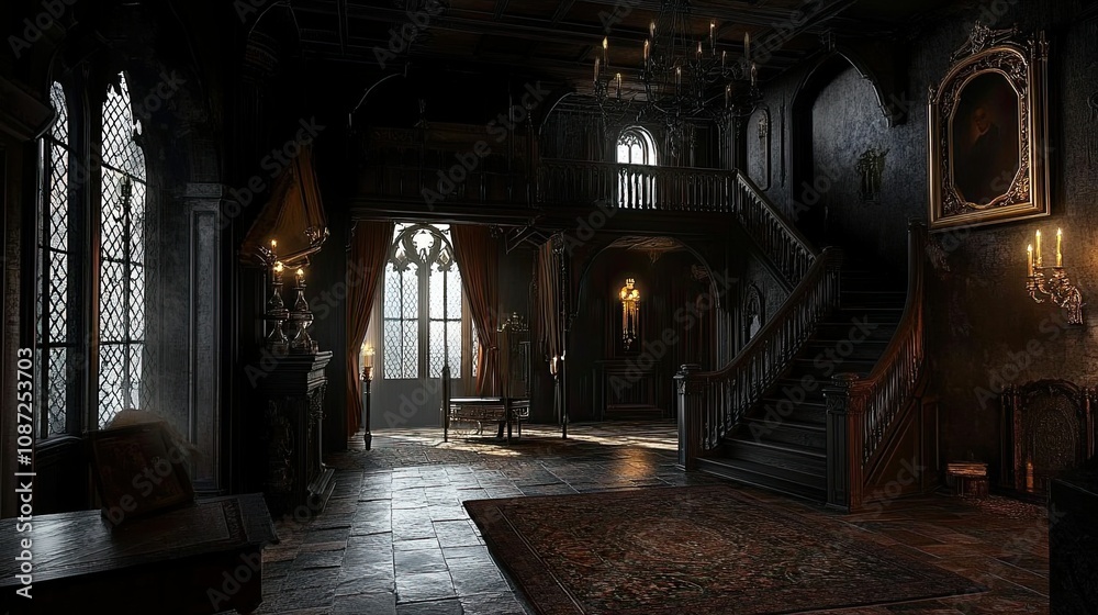 Fototapeta premium Spooky Castle 