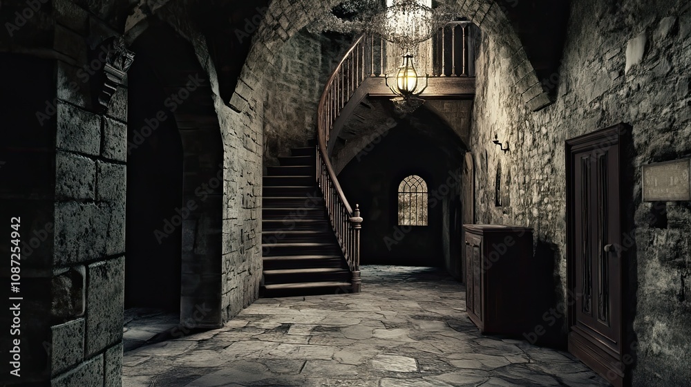 Fototapeta premium Stone House Interior 