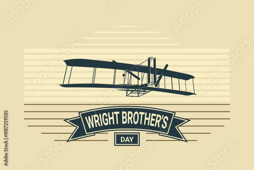 Wright Brothers Day background.