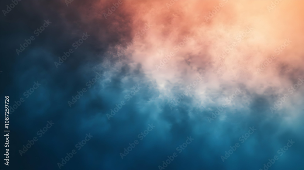 Abstract Background with Blue and Orange Hues Abstract Background with Blue and Orange Hues