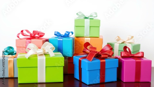 Brighten Up Your Holidays with Colorful Gift Boxes Perfect for Any Occasion photo