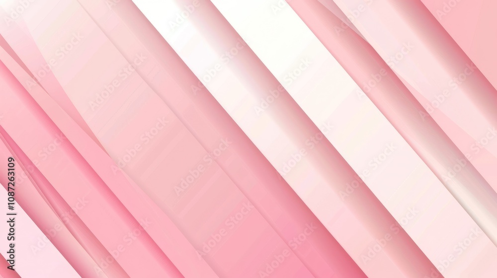 Obraz premium Abstract Pink and White Diagonal Lines Background