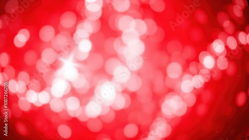 Vibrant Red Bokeh Background: Perfect for Holiday Cards, Web Design, and Creative Projects