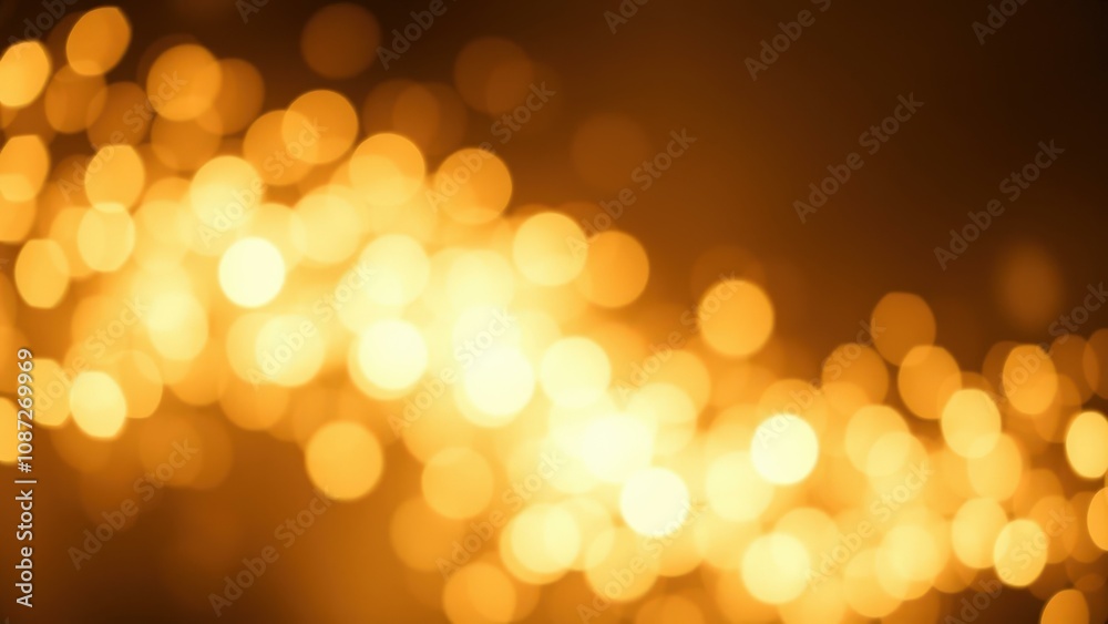 Golden Bokeh Lights: Captivating Warm Glow for Festive Decorations, Cozy Ambiance, and Magical Atmosphere Golden Bokeh Lights: Captivating Warm Glow for Festive Decorations, Cozy Ambiance, and Magical Atmosphere
