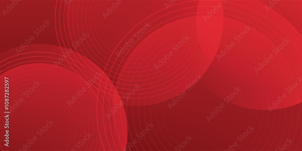 Obraz premium Red abstract background. Dynamic shapes composition. Eps10 vector