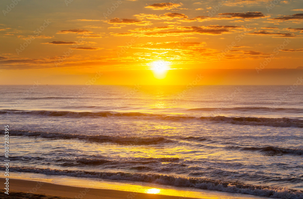 Fototapeta premium Sea sunset