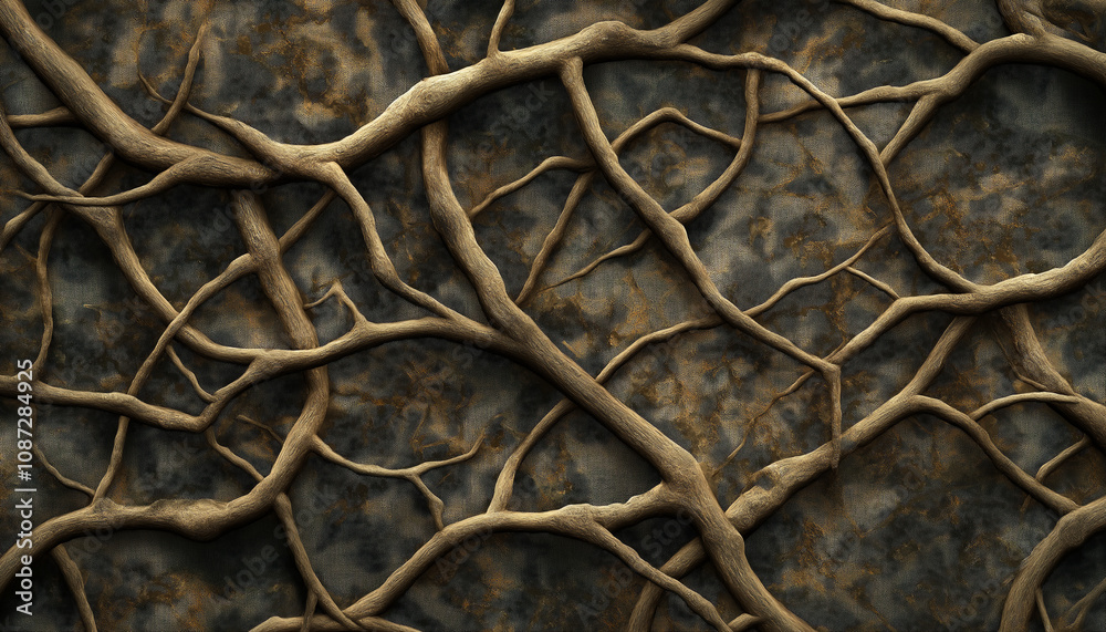 Fototapeta premium Intricate Tree Branches Pattern