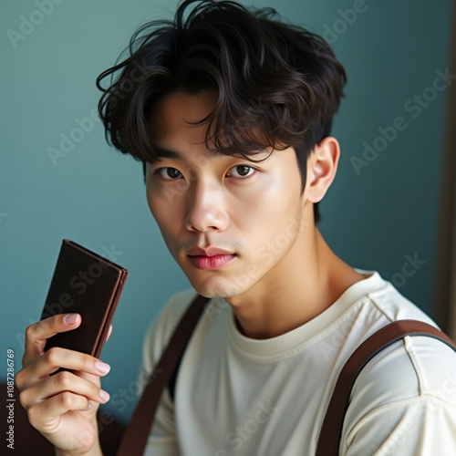 Men holding wallet