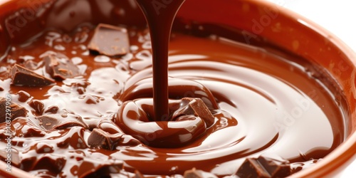 Delicious Milk Chocolate Pouring in Slow Motion