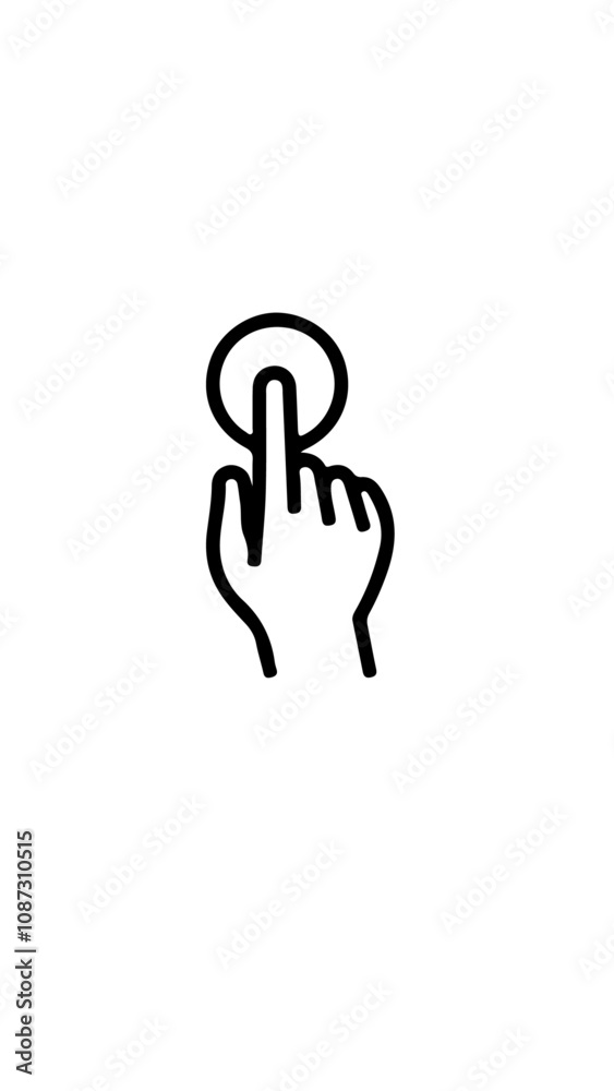 Obraz premium presionar botón, aprertar, aquí 