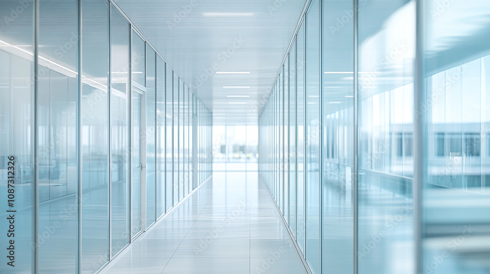 Modern and Vibrant Glass-Walled Office Workspace: A Hub of Creativity and Productivity Modern and Vibrant Glass-Walled Office Workspace: A Hub of Creativity and Productivity