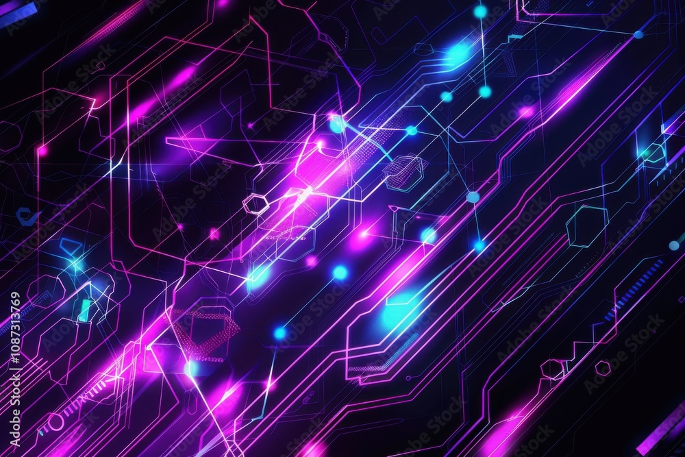 Neon Circuitry Illuminates Digital World Dynamically with Energy Neon Circuitry Illuminates Digital World Dynamically with Energy