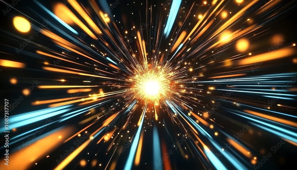 Naklejka premium Unique Metaverse and Technology Inspired Design 