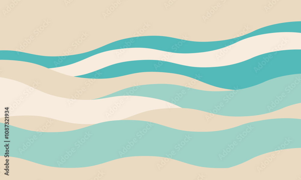 Minimalist abstract background with wavy, rippled stripes and sparse curves. Flowing, textured lines in trendy colors create a graphic look, perfect for posters, prints, or a modern, minimal design. Minimalist abstract background with wavy, rippled stripes and sparse curves. Flowing, textured lines in trendy colors create a graphic look, perfect for posters, prints, or a modern, minimal design.