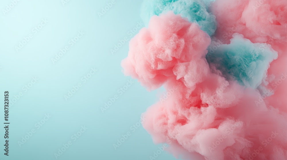 Light and airy pink and blue pastel clouds evoke a sense of serenity and whimsical charm, reminiscent of joyful dreams and artistic imagination. Light and airy pink and blue pastel clouds evoke a sense of serenity and whimsical charm, reminiscent of joyful dreams and artistic imagination.