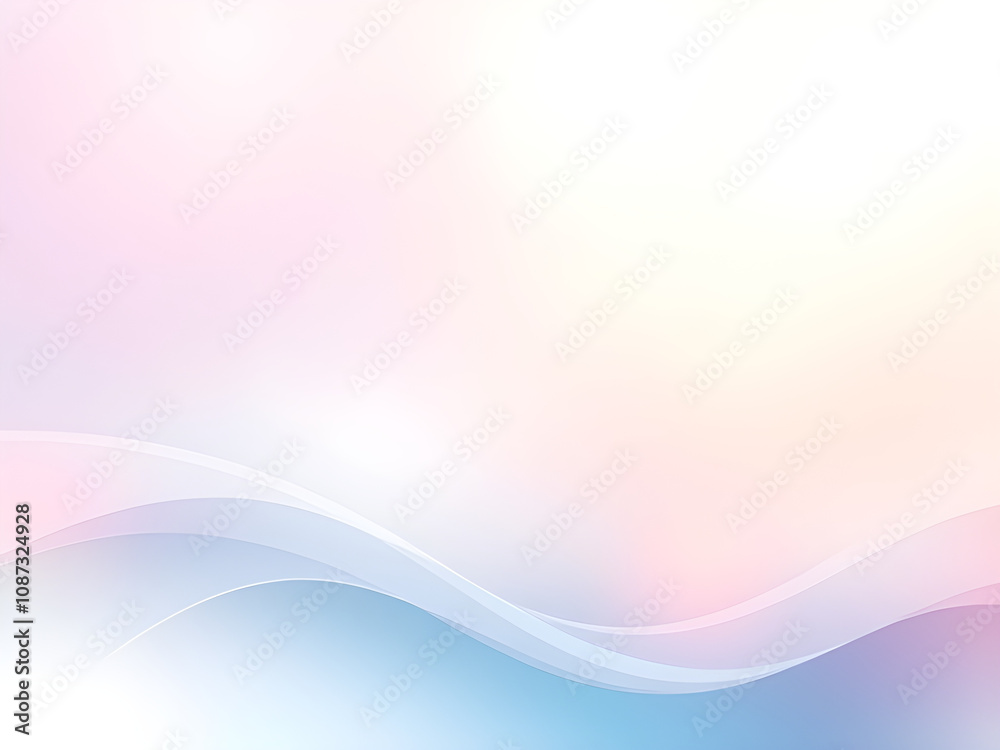 Design an elegant abstract background with soft pastel gradients transitioning smoothly, complemented by subtle wave patterns and transparent overlays for a modern aesthetic. Design an elegant abstract background with soft pastel gradients transitioning smoothly, complemented by subtle wave patterns and transparent overlays for a modern aesthetic.
