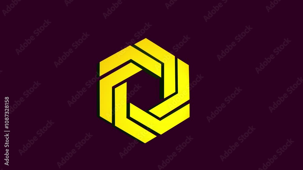 3d rotating icon with Dark Magenta Red background. 3d rotating icon with Dark Magenta Red background.