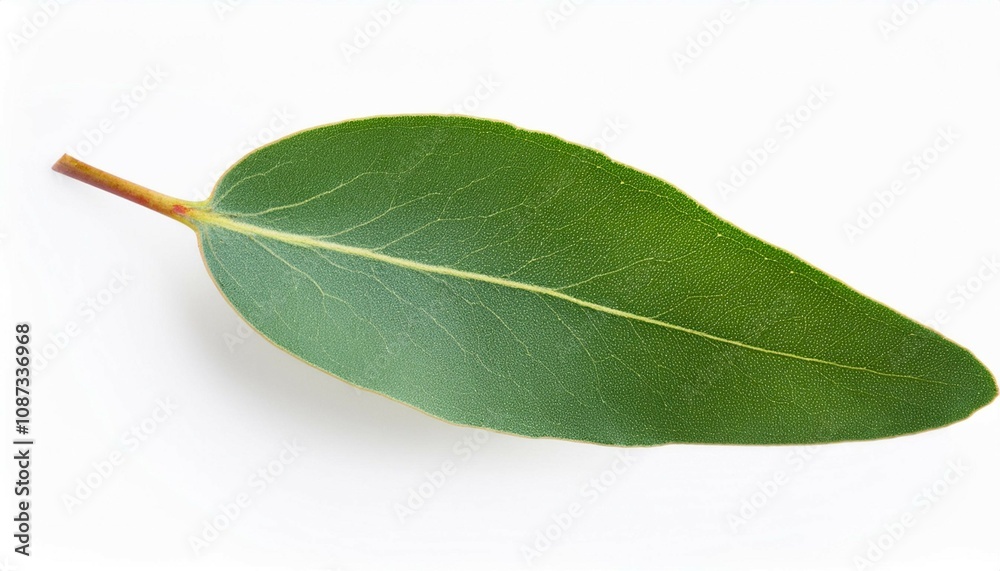 Obraz premium fresh eucalyptus sprig cut out