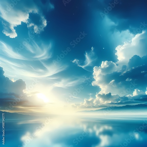 sun and clouds