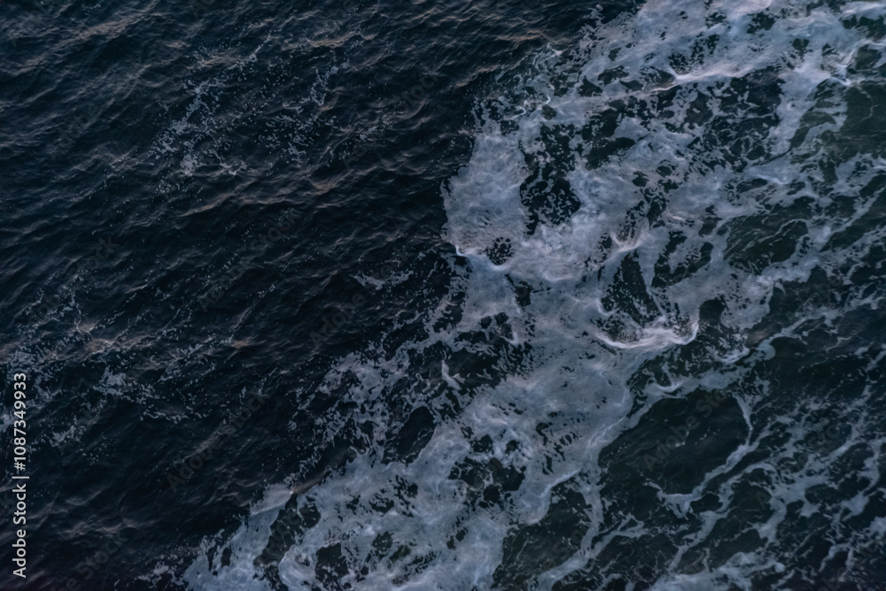 Beautiful photo of the sea waves