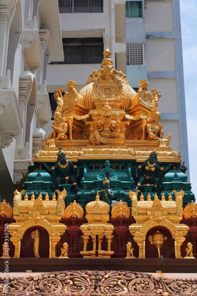 Fototapeta premium Singapore landmark - Sri Krishnan Temple