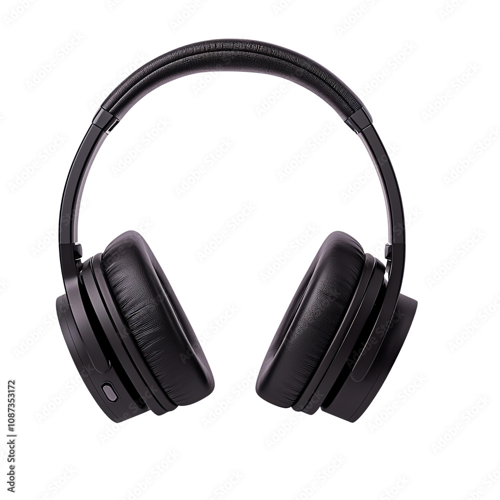 High quality black wireless headphones with cushioned ear pads, designed for comfort and immersive sound experience. Perfect for music lovers and audiophiles High quality black wireless headphones with cushioned ear pads, designed for comfort and immersive sound experience. Perfect for music lovers and audiophiles