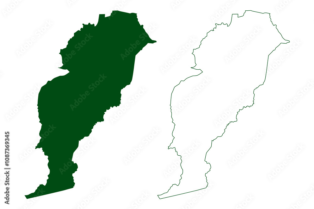 Tlacoapa municipality (Free and Sovereign State of Guerrero, Mexico, United Mexican States) map vector illustration, scribble sketch Tlacoapa map Tlacoapa municipality (Free and Sovereign State of Guerrero, Mexico, United Mexican States) map vector illustration, scribble sketch Tlacoapa map