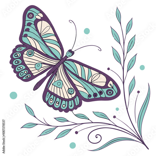 Adobe Illustrator Artwork Butterflies are known for their colorful and varied wing patterns. You might envision patterns with intricate designs—perhaps stripes, dots, or even eye-like spots on the win